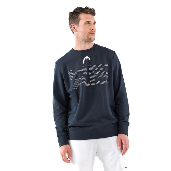 Vyriškas teniso džemperis HEAD Rally Sweatshirt navy 2