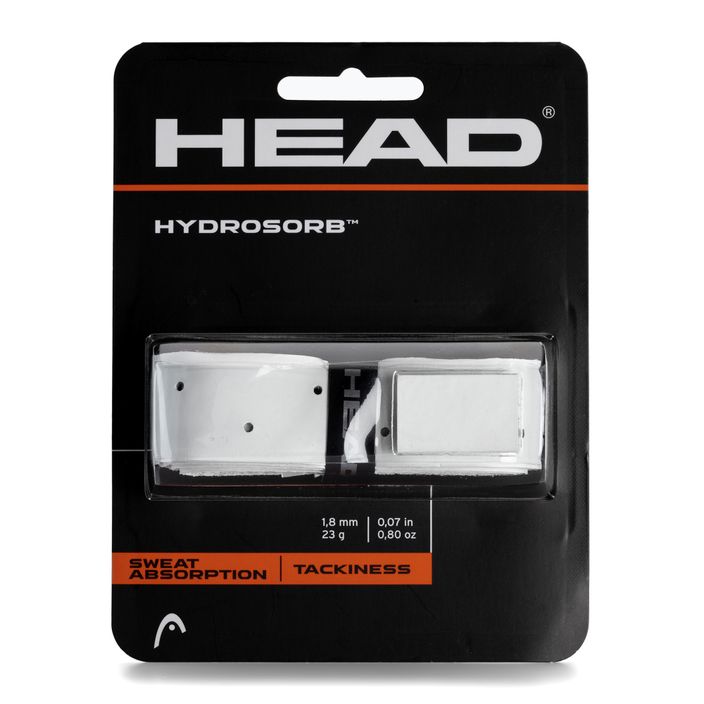 HEAD Hydrosorb Grip teniso raketės apvyniojimas balta ir juoda 285014 2