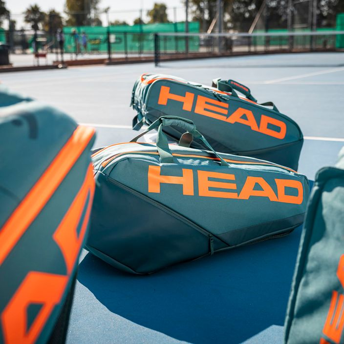 HEAD Pro raketės teniso krepšys 85 l žalias 260213 7
