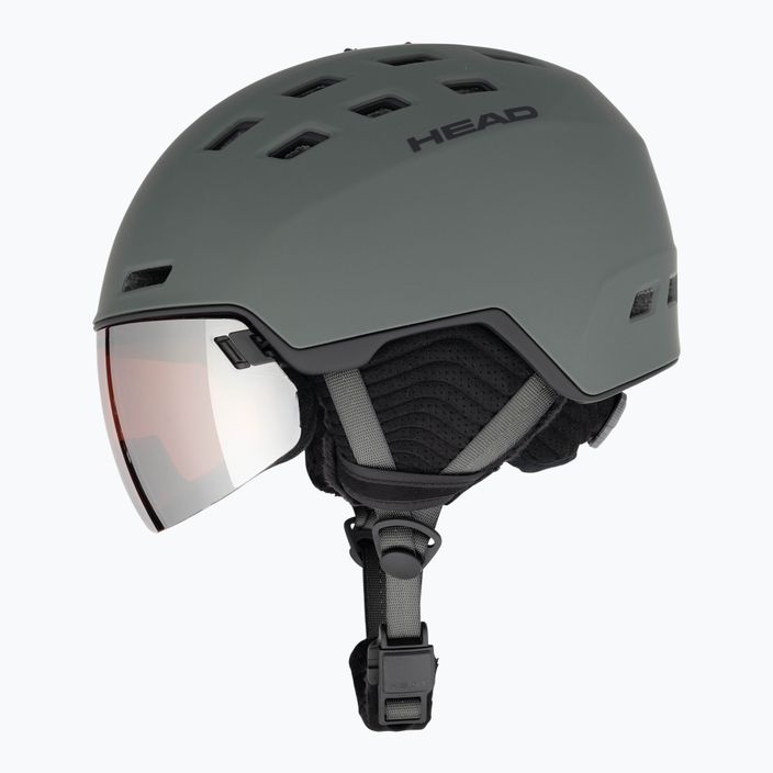 HEAD Radar naktinis žalias slidinėjimo šalmas 4