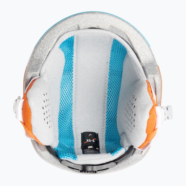 Vaikiškas slidinėjimo šalmas HEAD Mojo Set Paw + Goggles blue 7