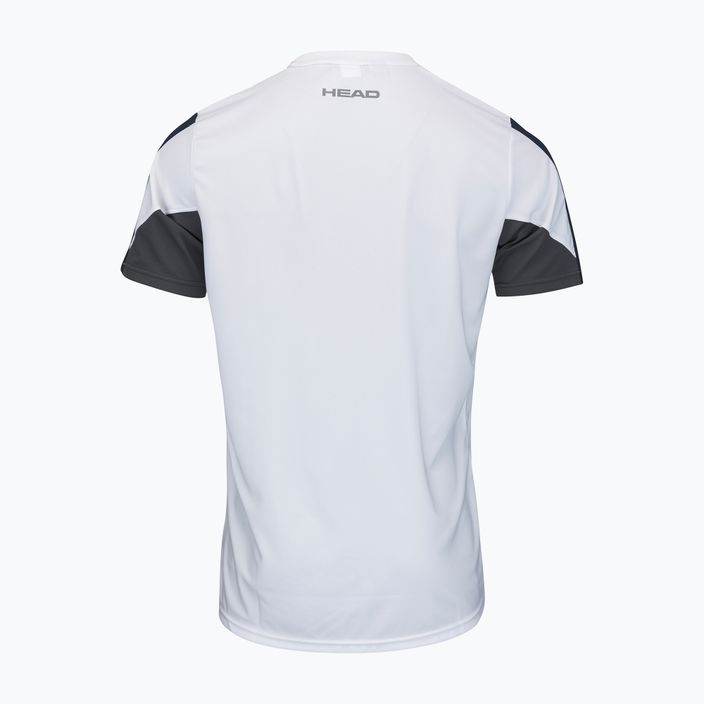 HEAD Club 22 Tech vyriški teniso marškinėliai balti 811431 2