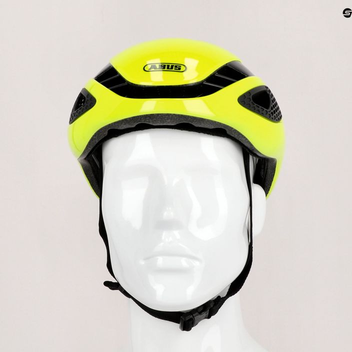 ABUS GameChanger dviratininko šalmas neoninės geltonos spalvos 9