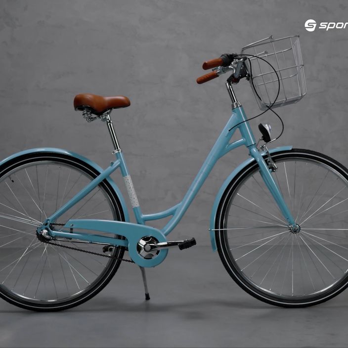 Moteriškas miesto dviratis Romet Pop Art 28 Eco blue 2228553 16