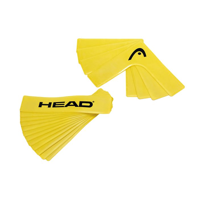 HEAD Court Lines/Edges treniruočių žymekliai 16 vnt. geltonos spalvos 287531 2