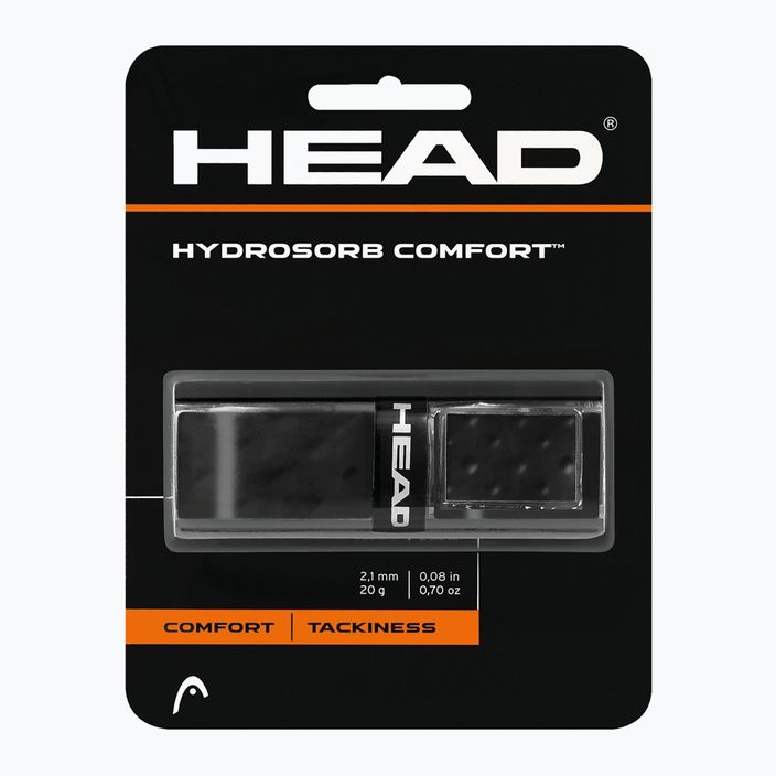 Padelio rakečių apvyniojimai HEAD HydroSorb Comfort black