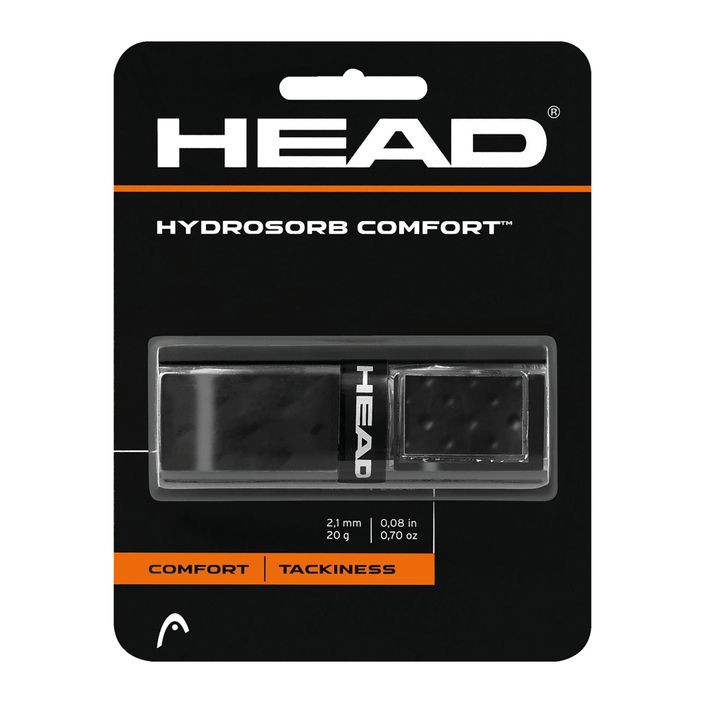 Padelio rakečių apvyniojimai HEAD HydroSorb Comfort black 2