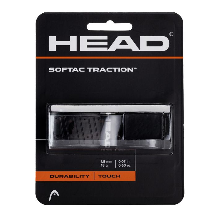 HEAD Softac Traction teniso raketės apvyniojimas juodas 285029 2
