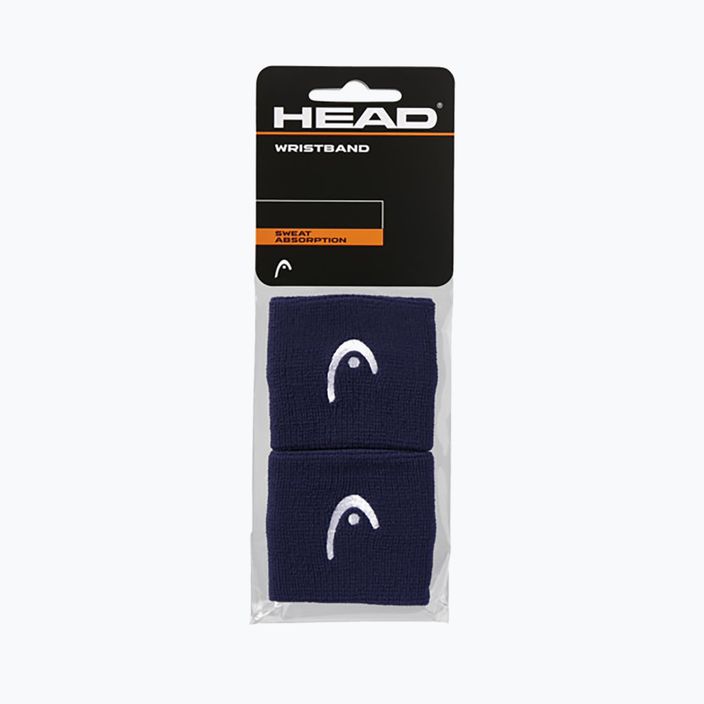 Apyrankės HEAD Wristband 2.5" 2 vnt. navy 2