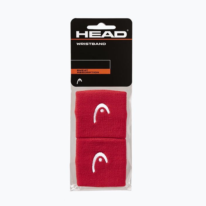 HEAD apyrankė 2,5" 2 vnt. raudona 285050 3