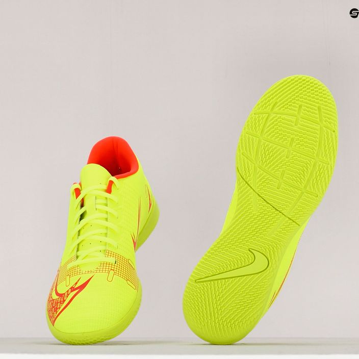 Vyriški futbolo bateliai Nike Vapor 14 Club IC yellow CV0980-760 10