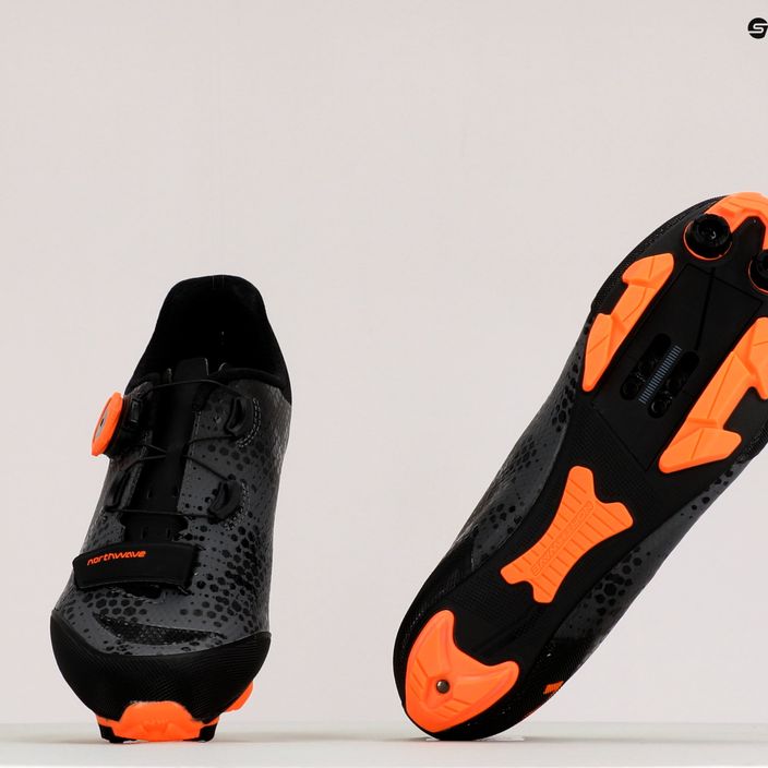 Vyriški MTB dviračių batai Northwave Razer 2 graphite-orange 80222013 12