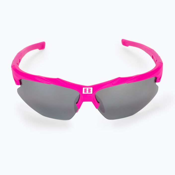 Bliz Hybrid mažieji rožiniai/dūminiai sidabriniai veidrodiniai dviratininkų akiniai 3