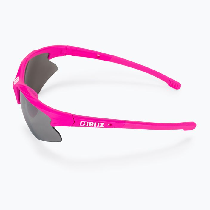 Bliz Hybrid mažieji rožiniai/dūminiai sidabriniai veidrodiniai dviratininkų akiniai 4
