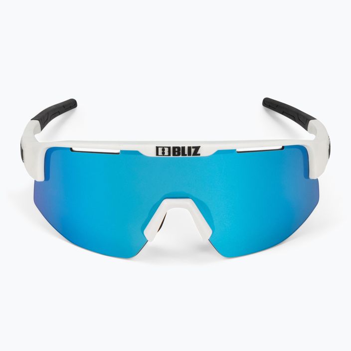 Bliz Matrix Small dviratininko akiniai matiniai balti/dūminiai mėlyni multi 3