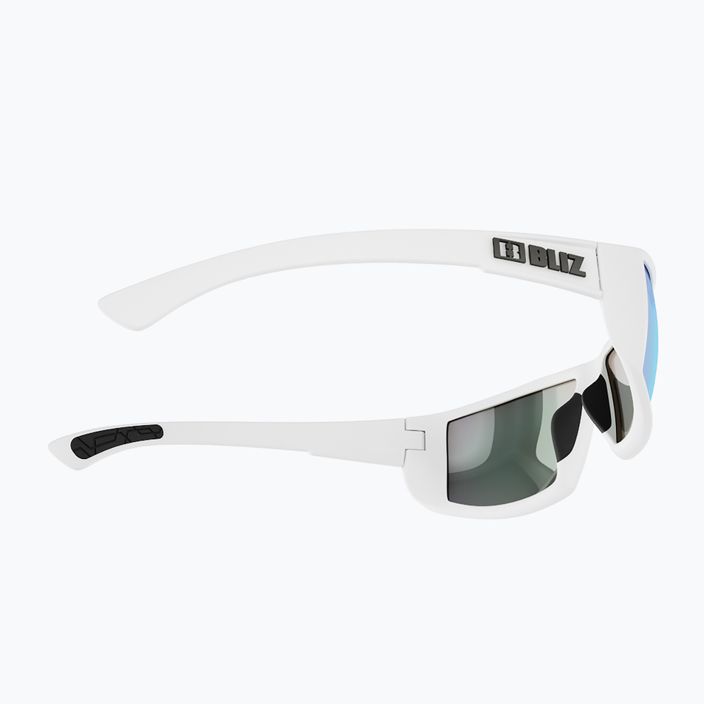 Bliz Drift S3 matiniai balti/dūminiai mėlyni kelių dviračių akiniai 6