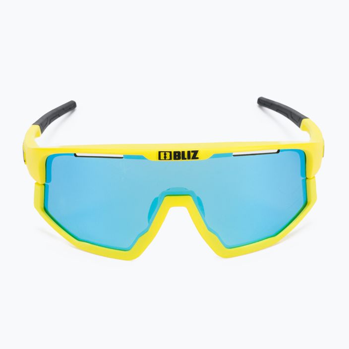 Bliz Vision dviračių akiniai matiniai geltoni/dūminiai mėlyni multi 3