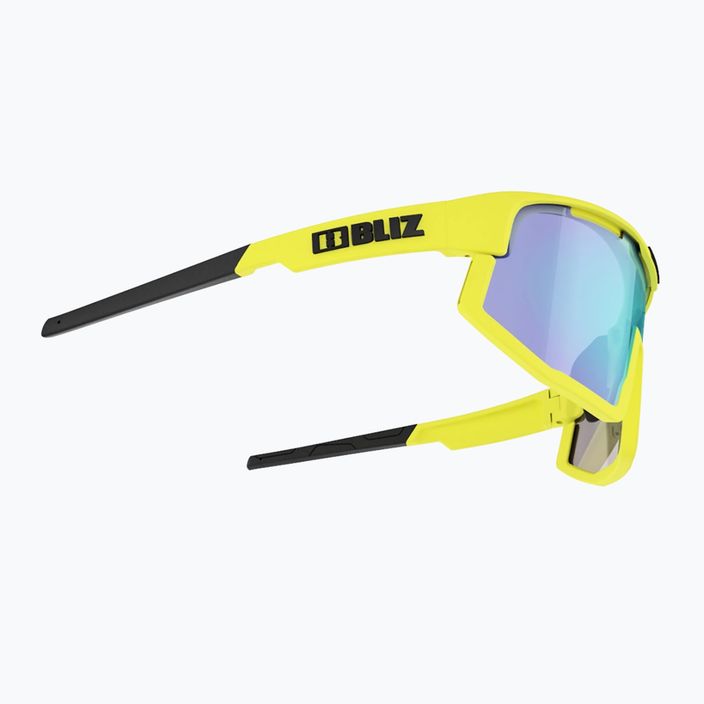 Bliz Vision dviračių akiniai matiniai geltoni/dūminiai mėlyni multi 7