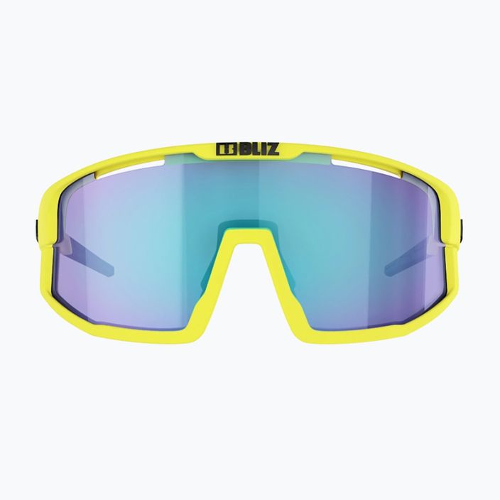 Bliz Vision dviračių akiniai matiniai geltoni/dūminiai mėlyni multi 9