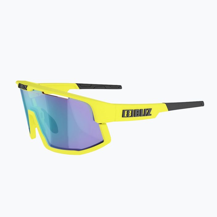 Bliz Vision dviračių akiniai matiniai geltoni/dūminiai mėlyni multi 10
