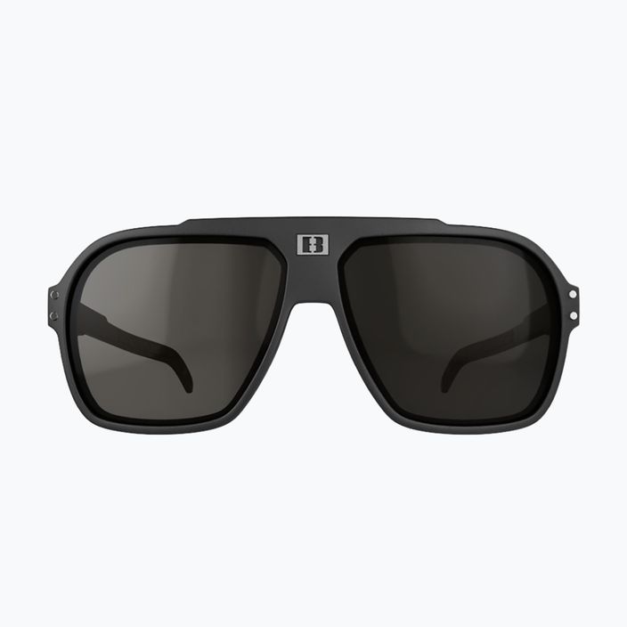 Bliz Targa S3 matinės juodos/dūminio sidabro spalvos veidrodiniai dviratininkų akiniai 4