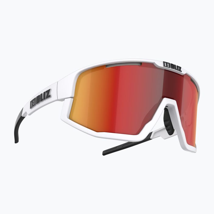 Bliz Fusion matiniai balti/dūminiai raudoni kelių dviračių akiniai 6