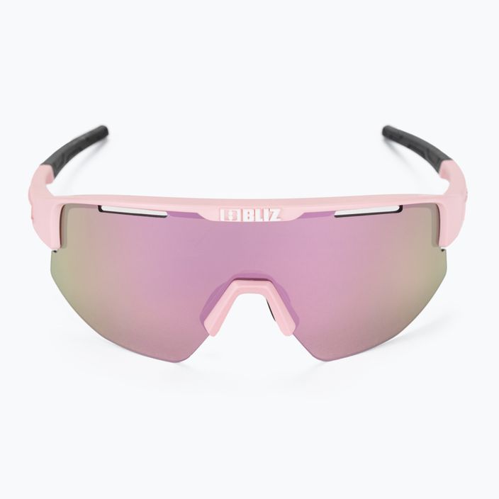 Bliz Matrix matiniai pudros spalvos rožiniai/rudos spalvos rožiniai multi dviračių akiniai 3