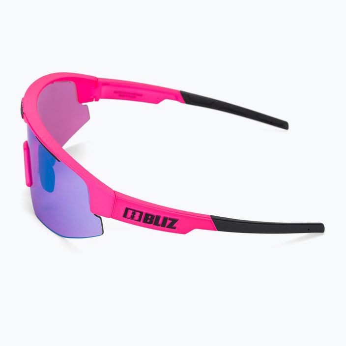Bliz Matrix Nano Optics Nordic Light rožinės/raudonos/violetinės mėlynos spalvos akiniai keliems dviračiams 4