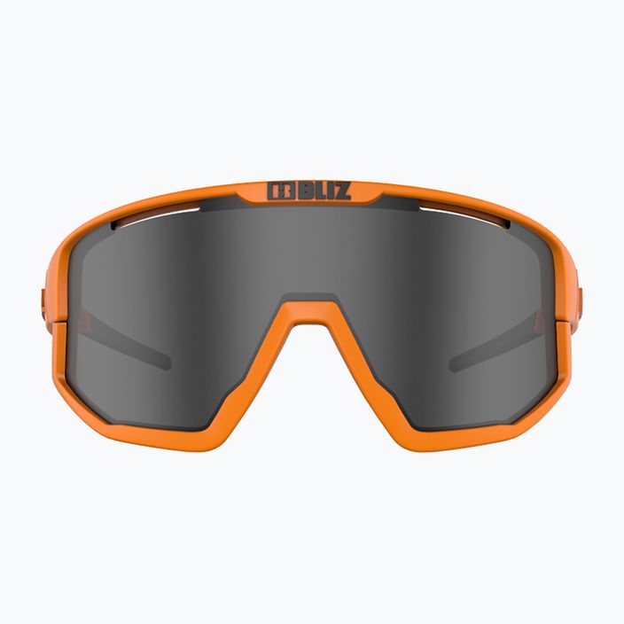 Bliz Vision S3 matiniai neoninės oranžinės/dūmų spalvos dviratininko akiniai 5