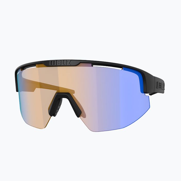 Bliz Matrix Nano Optics Nordic Light matiniai juodi/koraliniai/oranžiniai mėlyni kelių dviračių akiniai 8