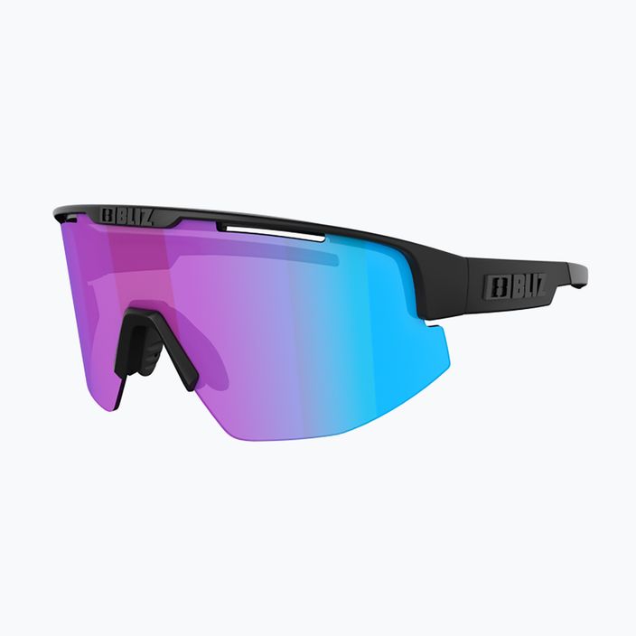 Bliz Matrix Nano Optics Nordic Light S2 dviratininkų akiniai matiniai juodi/begonia/violetiniai mėlyni multi 3
