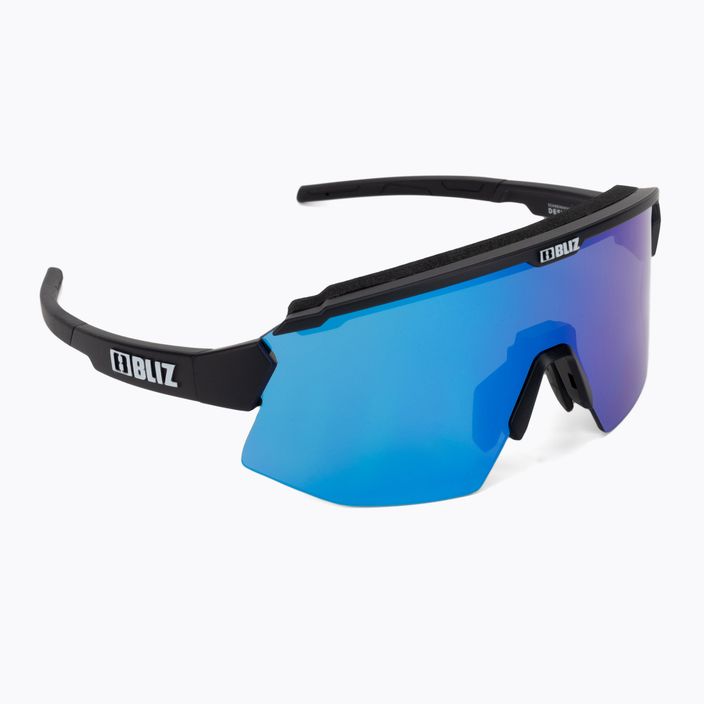 Bliz Breeze S3+S0 matiniai juodi/rudi mėlyni multi/skaidrūs dviratininkų akiniai 2