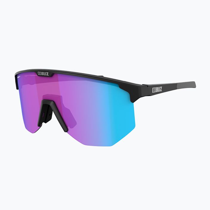 Bliz Hero Nano Optics Nordic Light S2 dviratininkų akiniai matiniai juodi/šviesūs begonijos/violetiniai mėlyni multi 2