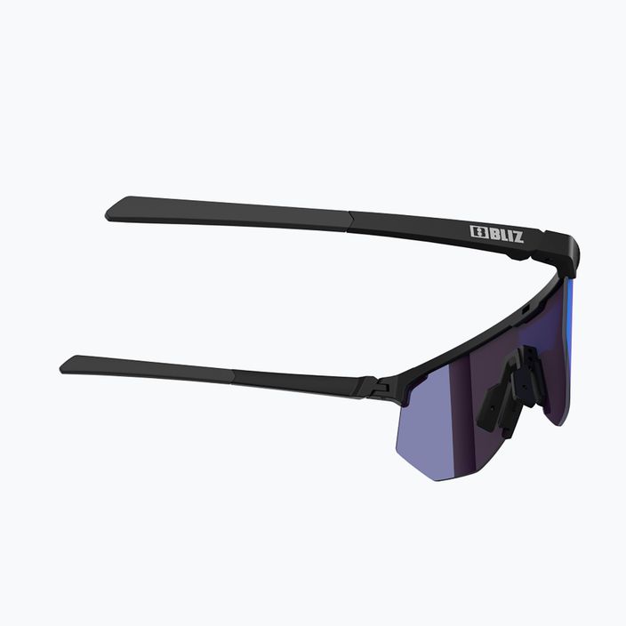Bliz Hero Nano Optics Nordic Light S2 dviratininkų akiniai matiniai juodi/šviesūs begonijos/violetiniai mėlyni multi 5