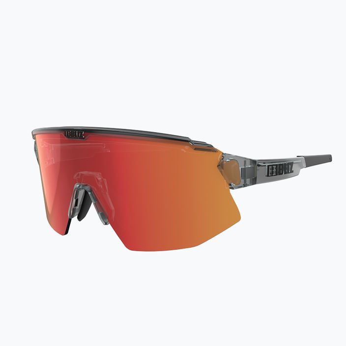 Bliz Breeze S3+S2 skaidrūs tamsiai pilki/rudi raudoni daugiafunkciniai/oranžiniai dviračių akiniai 2