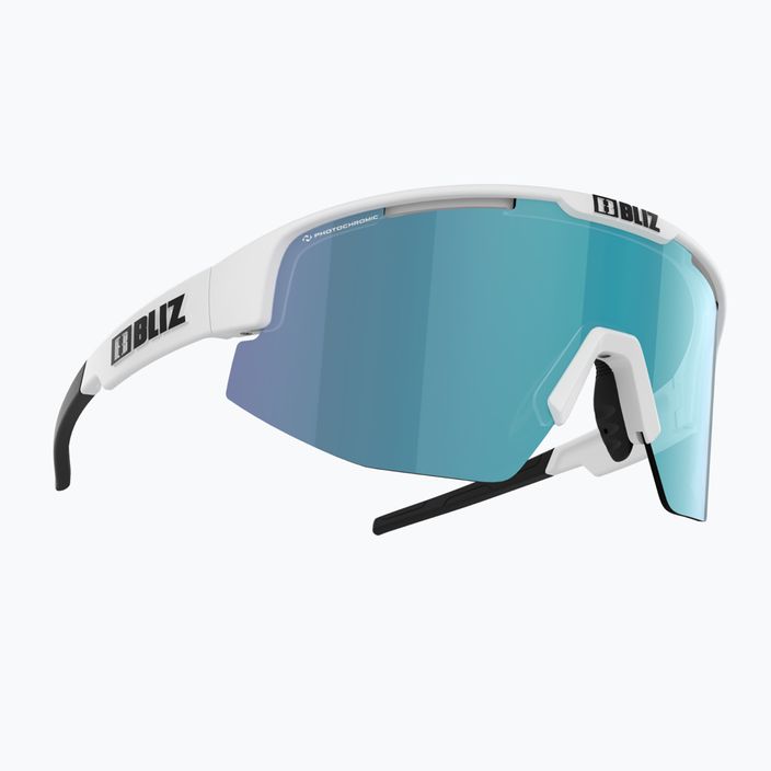 Bliz Matrix Nano Optics Fotochrominiai dviratininkų akiniai matiniai balti/rudi mėlyni multi 5