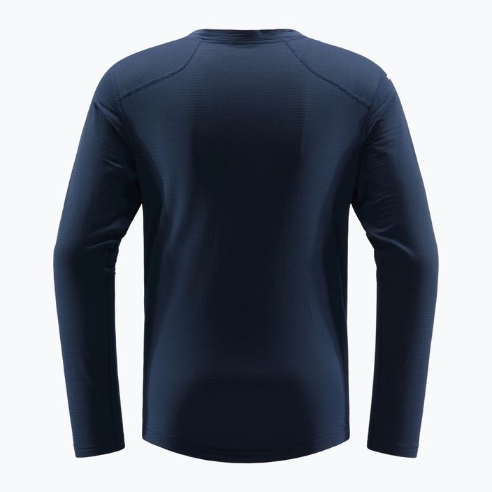 Haglöfs vyriški trekingo marškinėliai L.I.M Mid Roundneck navy blue 604764 2