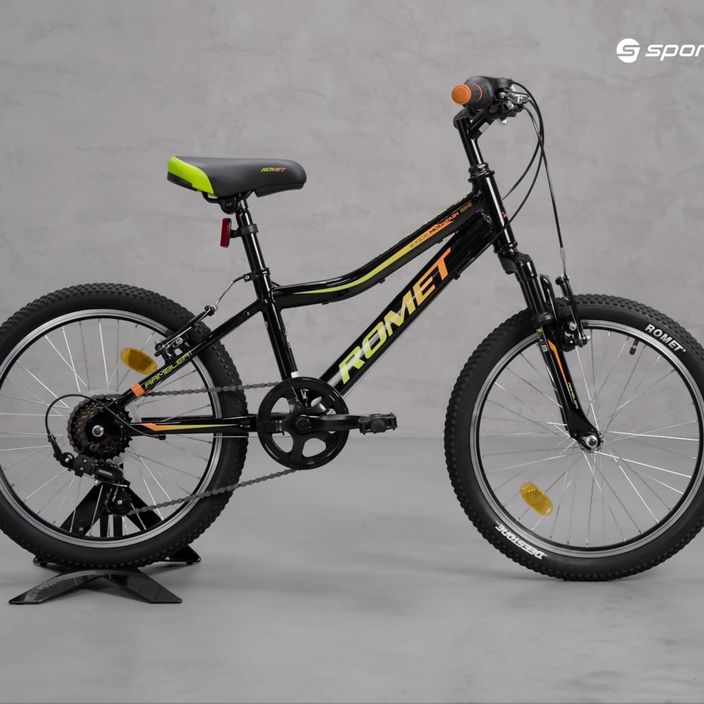 Romet Rambler 20 Kid 2 vaikiškas dviratis juodas 2220619 15