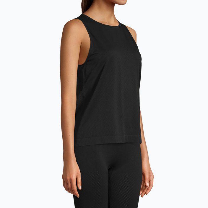 Casall Essential Block Seamless moteriškas treniruočių marškinėlis juodas 21114 2