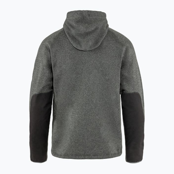 Vyriškas džemperis Fjällräven Övik Fleece Hoodie dark grey 2