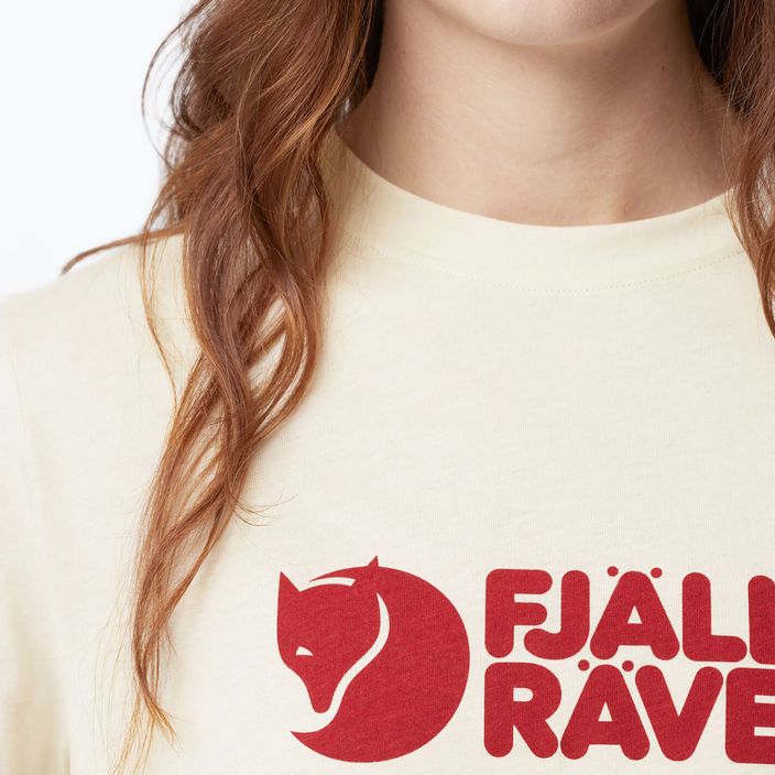 Moteriški trekingo marškinėliai Fjällräven Logo white F87146 2