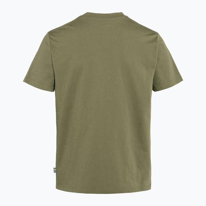 Moteriški trekingo marškinėliai Fjällräven Fox Boxy Logo green F87153 4