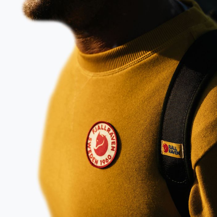 Vyriški džemperiai Fjällräven 1960 Logo Badge Sweater 161 mustard yellow 5