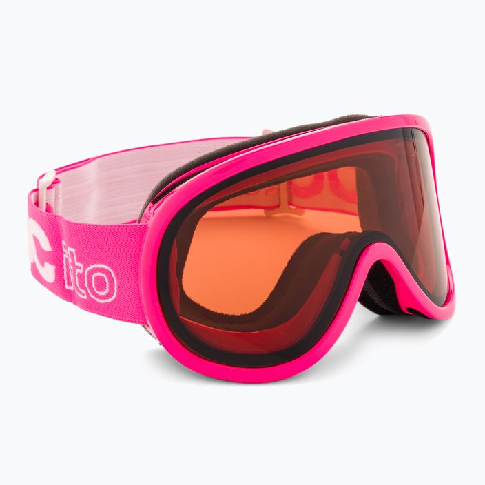 POC POCito Retina fluorescencinės rožinės spalvos vaikiški slidinėjimo akiniai
