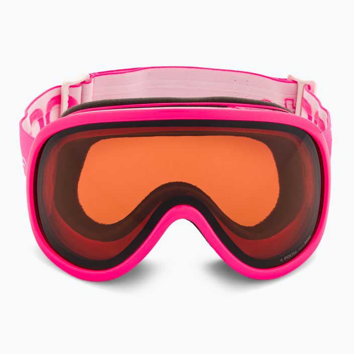 POC POCito Retina fluorescencinės rožinės spalvos vaikiški slidinėjimo akiniai 2