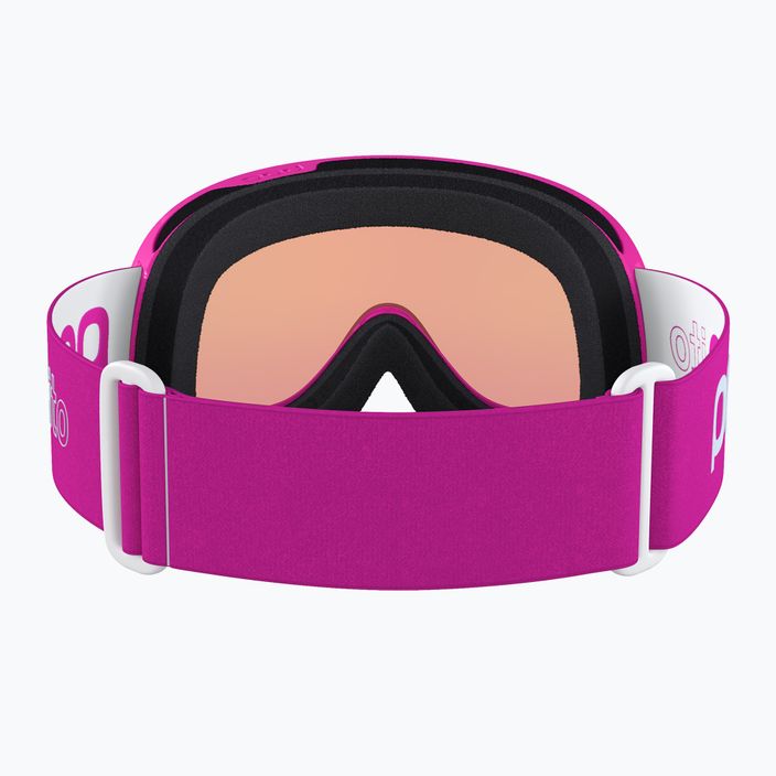 POC POCito Retina fluorescencinės rožinės spalvos vaikiški slidinėjimo akiniai 8
