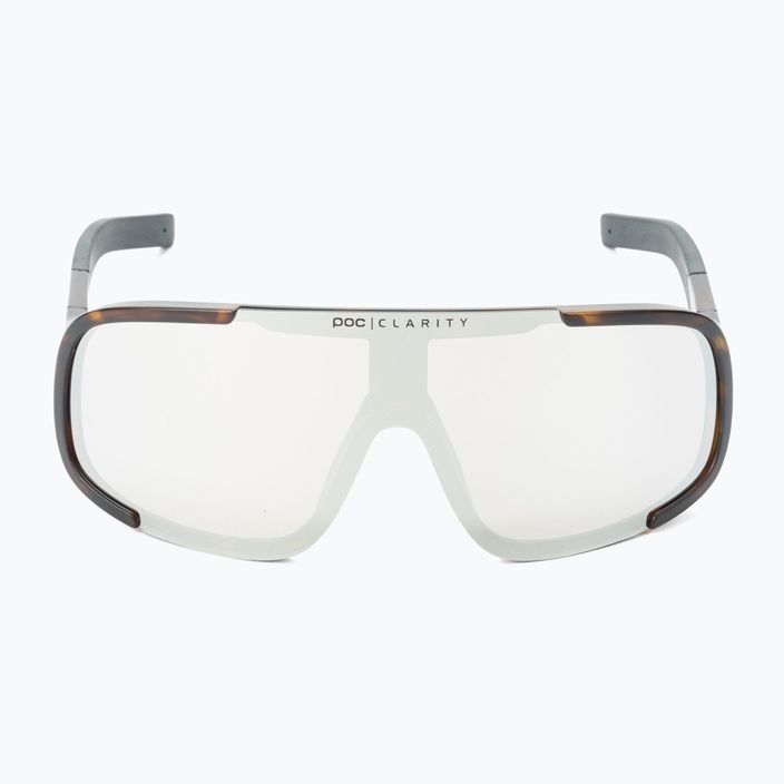 POC Aspire vėžlio spalvos rudi/violetiniai/sidabriniai veidrodiniai dviratininkų akiniai 3