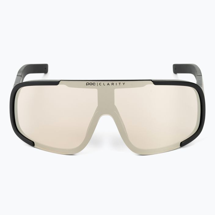 POC Aspire uranium juodi/rudi/sidabriniai veidrodiniai dviratininkų akiniai 2
