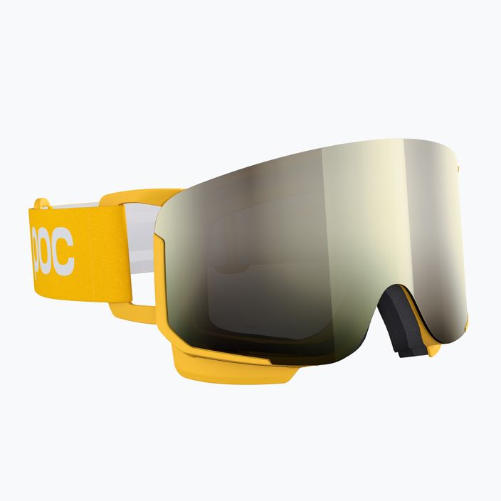 POC Nexal sulfitinės geltonos/iš dalies saulėtos dramblio kaulo spalvos slidinėjimo akiniai 8