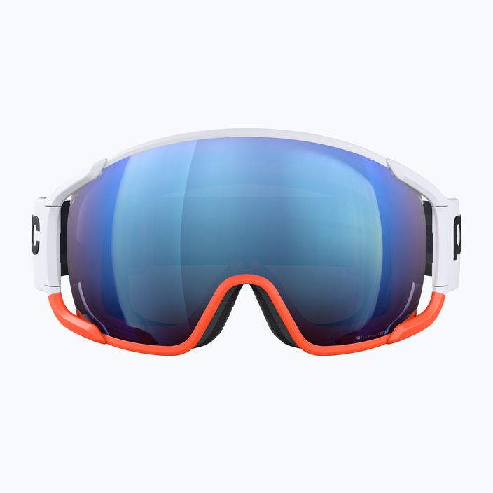 POC Zonula Race hydrogen balti/rožiniai oranžiniai/iš dalies mėlyni slidinėjimo akiniai 2